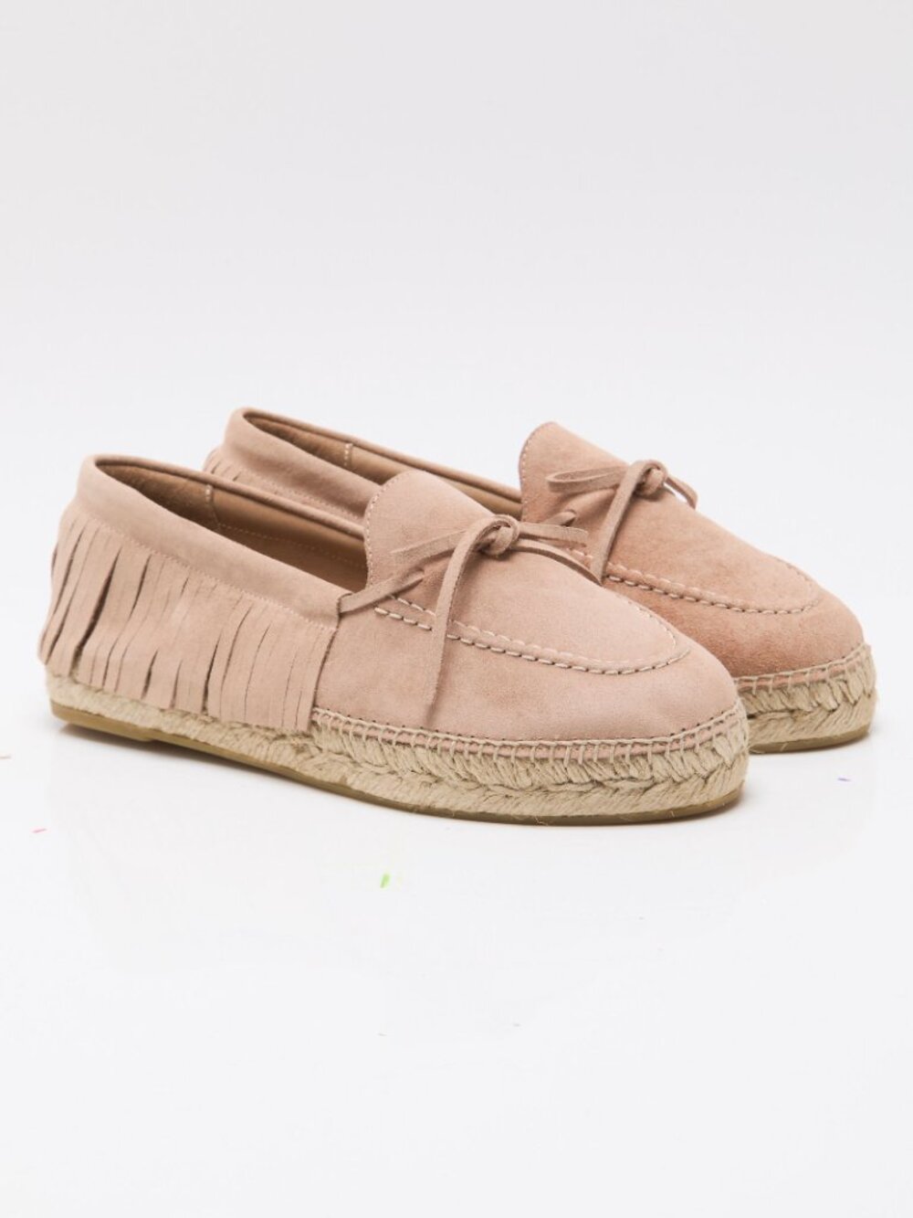 FREE PEOPLE Faraway Fringe Espadrilles / Dusty Rose - Picture 14 of 14